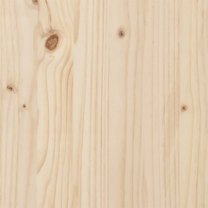 Tuinvoetenbanken 2 st met kussens massief grenenhout