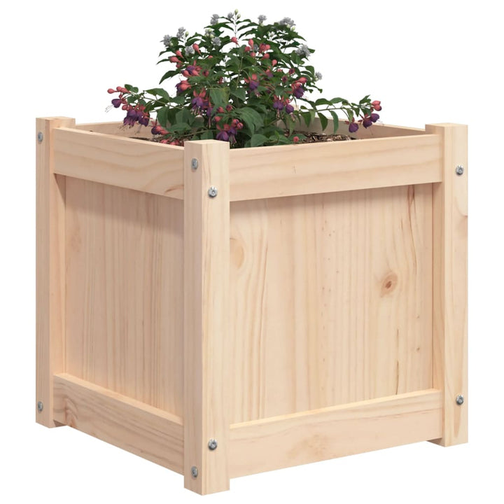 Plantenbak 40x40x40 cm massief groenhout