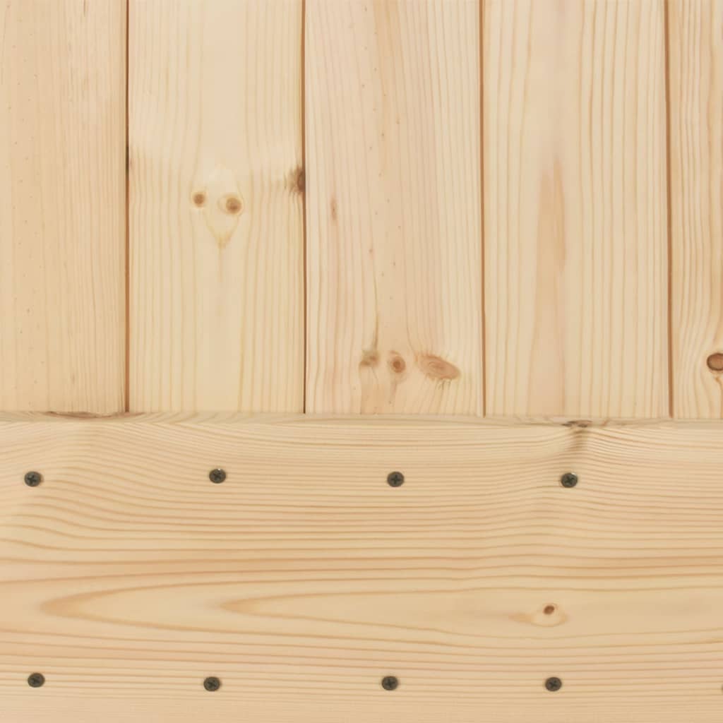 Schuifdeur met beslag 70x210 cm massief grenenhout