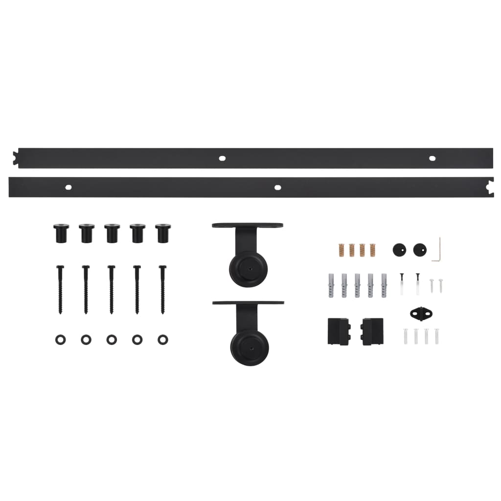 Schuifdeur met beslag 80x210 cm massief grenenhout