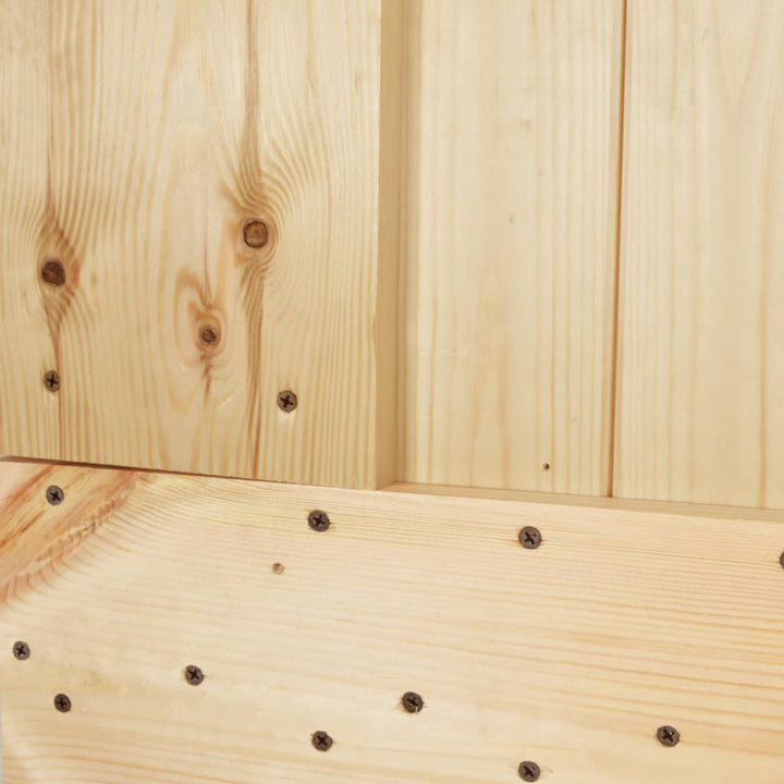 Schuifdeur met beslag 100x210 cm massief grenenhout