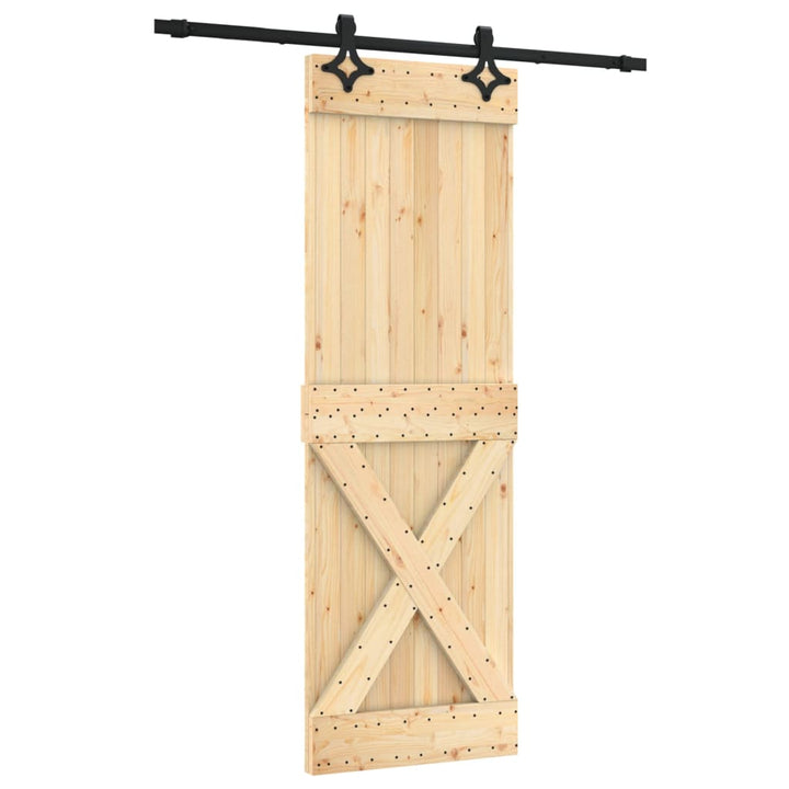 Schuifdeur met beslag 70x210 cm massief grenenhout