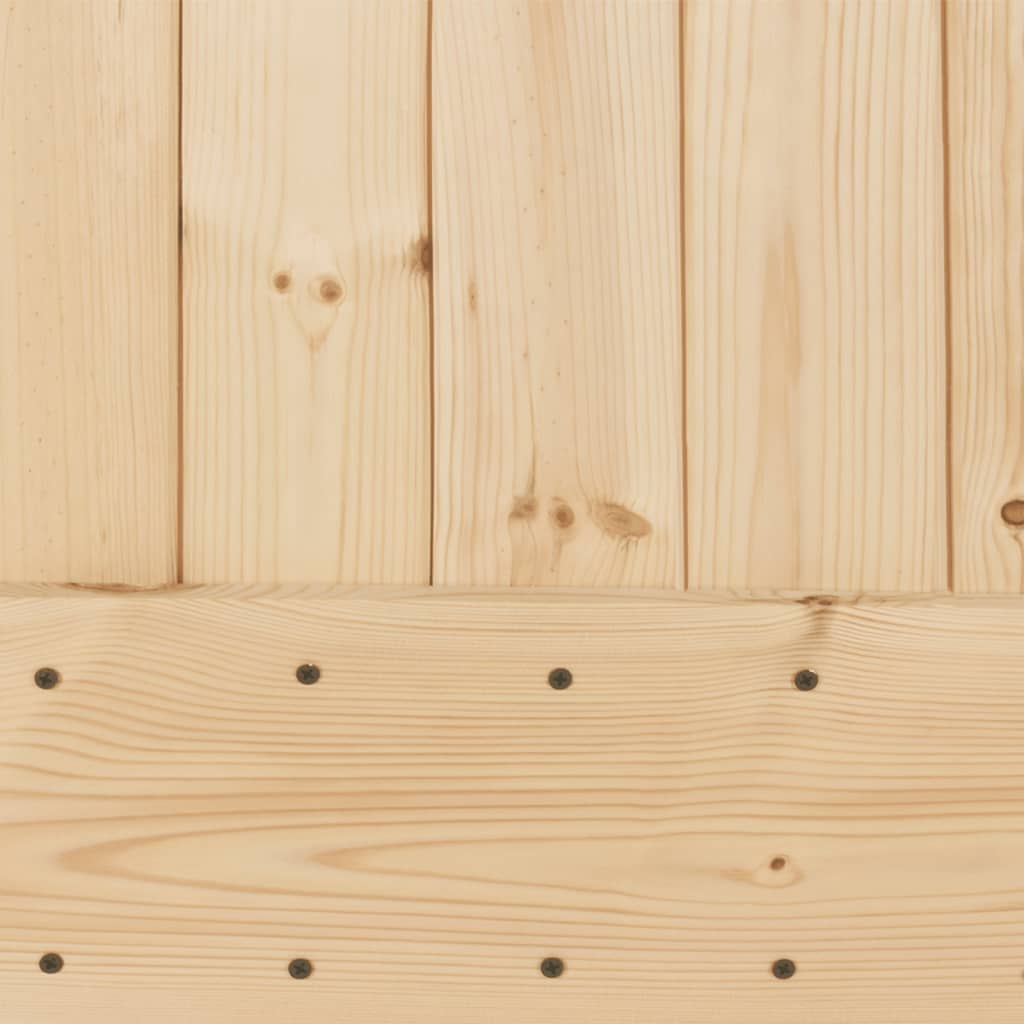 Schuifdeur met beslag 95x210 cm massief grenenhout