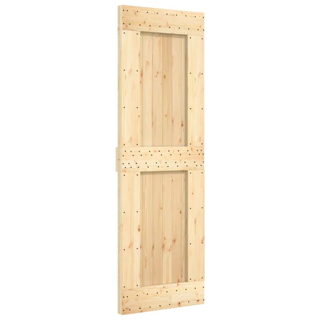 Schuifdeur met beslag 70x210 cm massief grenenhout