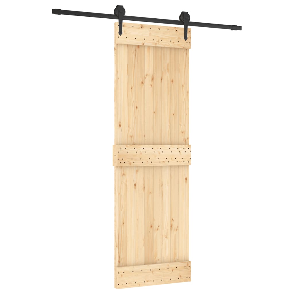 Schuifdeur met beslag 70x210 cm massief grenenhout