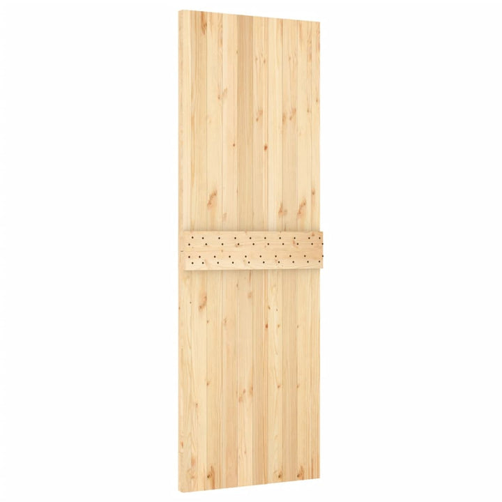 Schuifdeur met beslag 70x210 cm massief grenenhout