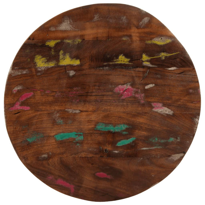 Tafelblad rond ø˜ 40x3,8 cm massief gerecycled hout