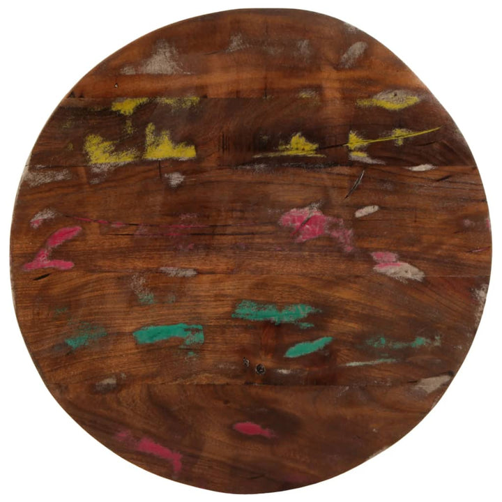 Tafelblad rond ø˜ 50x1,5 cm massief gerecycled hout