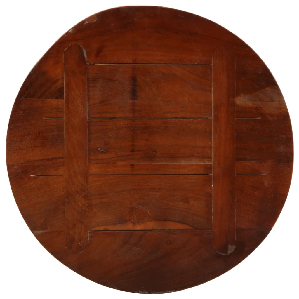 Tafelblad rond ø˜ 50x1,5 cm massief gerecycled hout