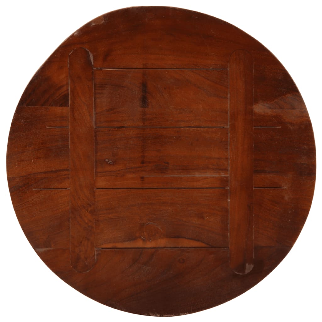 Tafelblad rond ø˜ 60x3,8 cm massief gerecycled hout