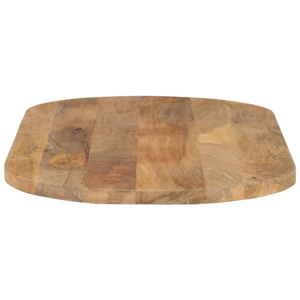 Tafelblad ovaal 100x40x2,5 cm massief mangohout