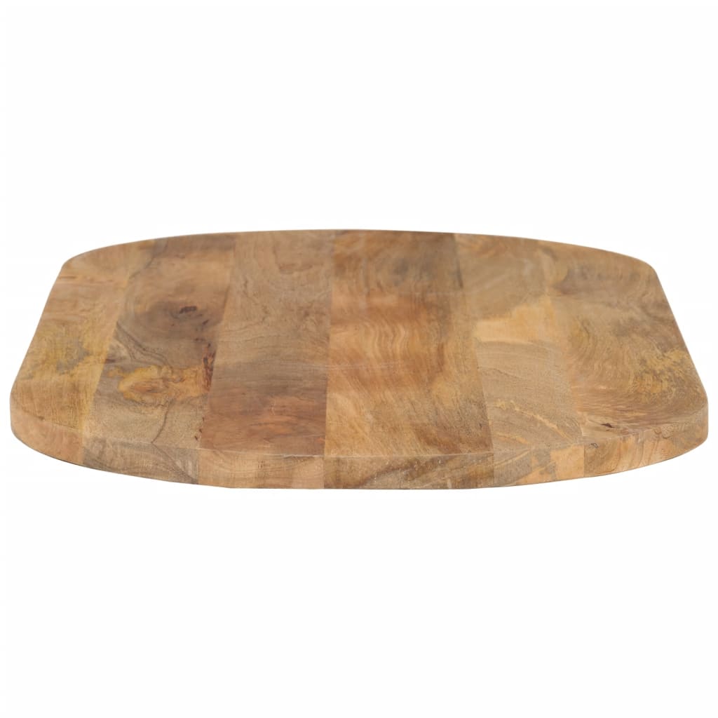 Tafelblad ovaal 100x40x3,8 cm massief mangohout