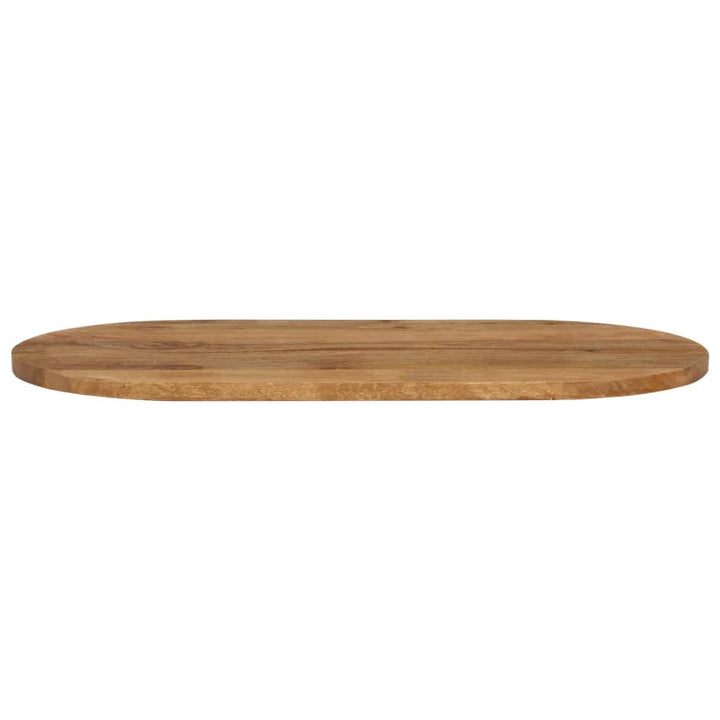 Tafelblad ovaal 100x40x2,5 cm massief mangohout