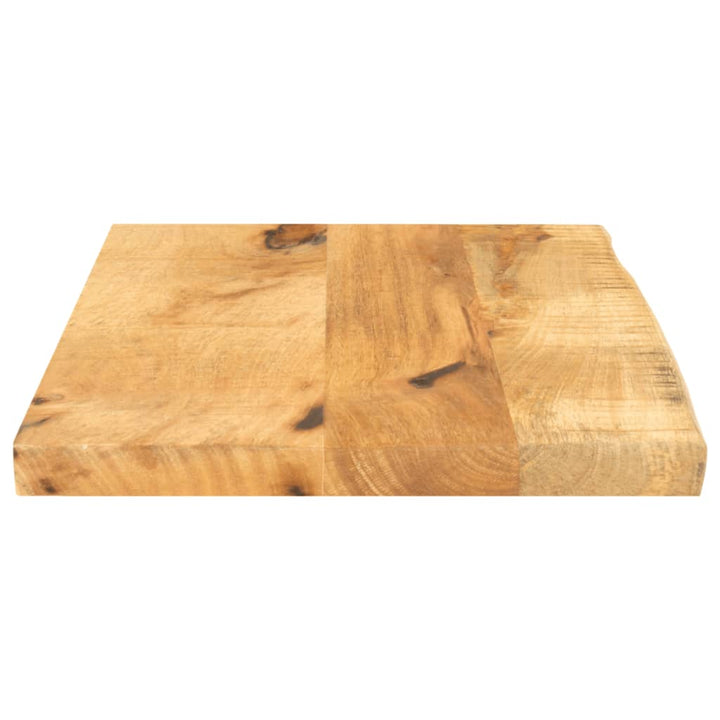 Tafelblad met natuurlijke rand 50x20x2,5 cm massief mangohout