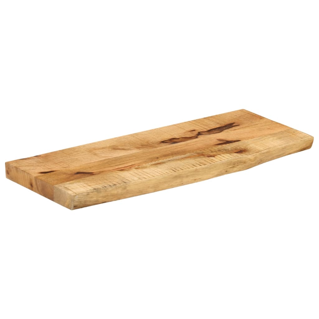 Tafelblad met natuurlijke rand 70x20x2,5 cm massief mangohout