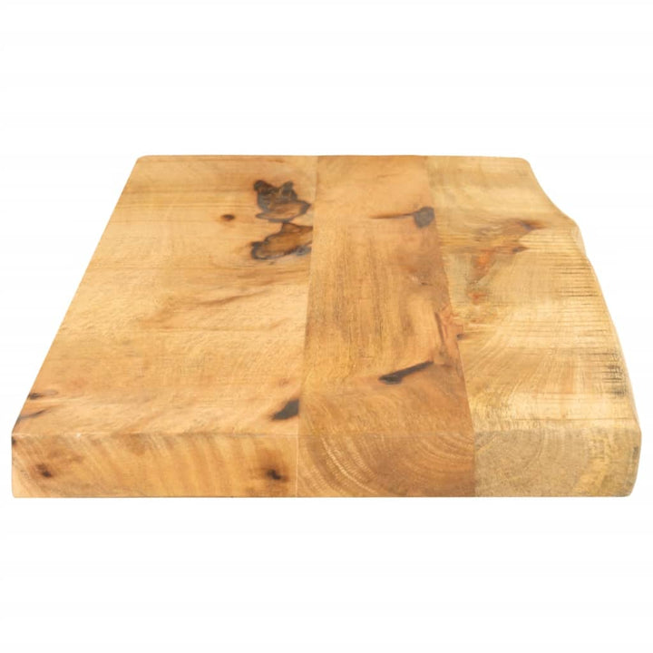 Tafelblad met natuurlijke rand 80x20x2,5 cm massief mangohout