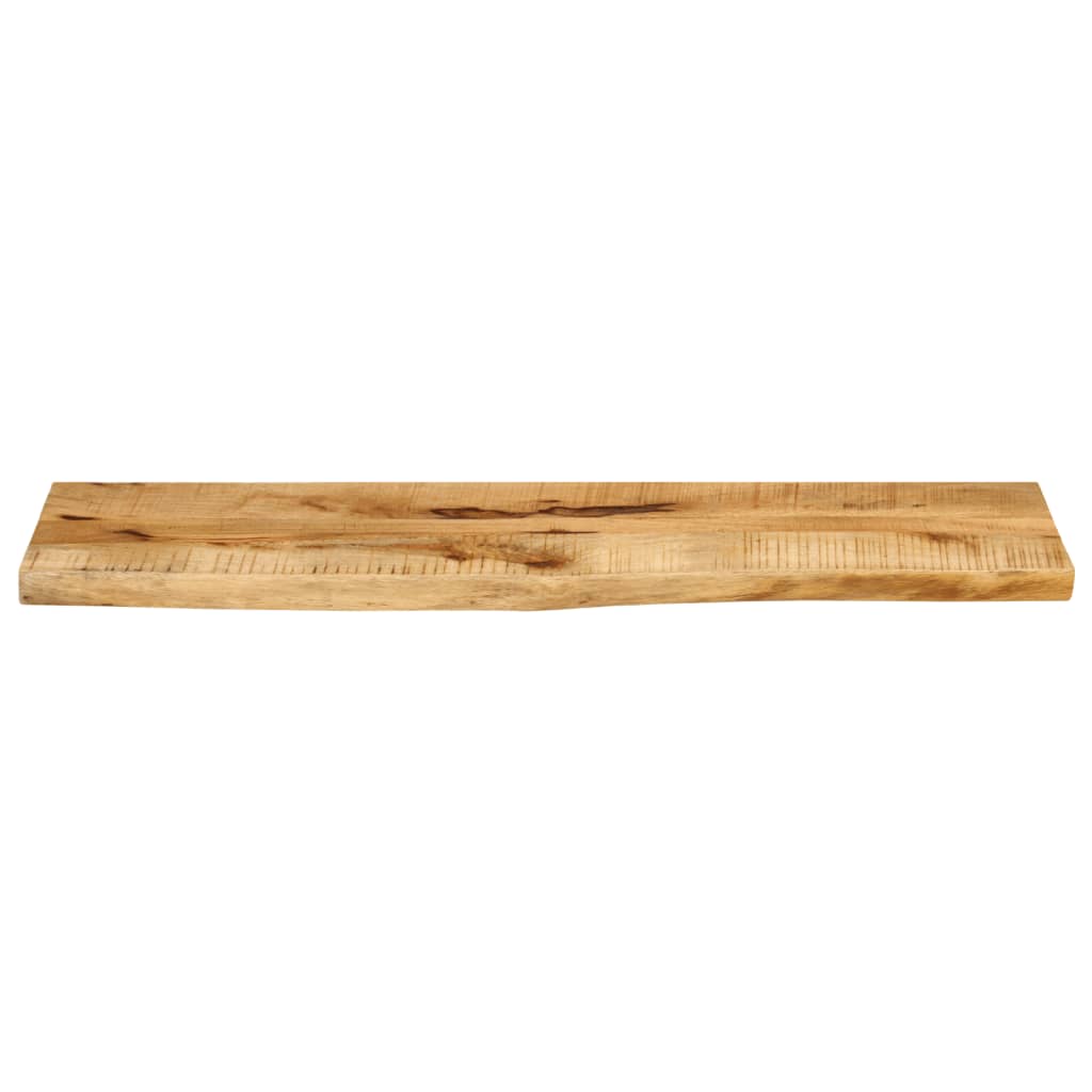 Tafelblad met natuurlijke rand 100x20x2,5 cm massief mangohout