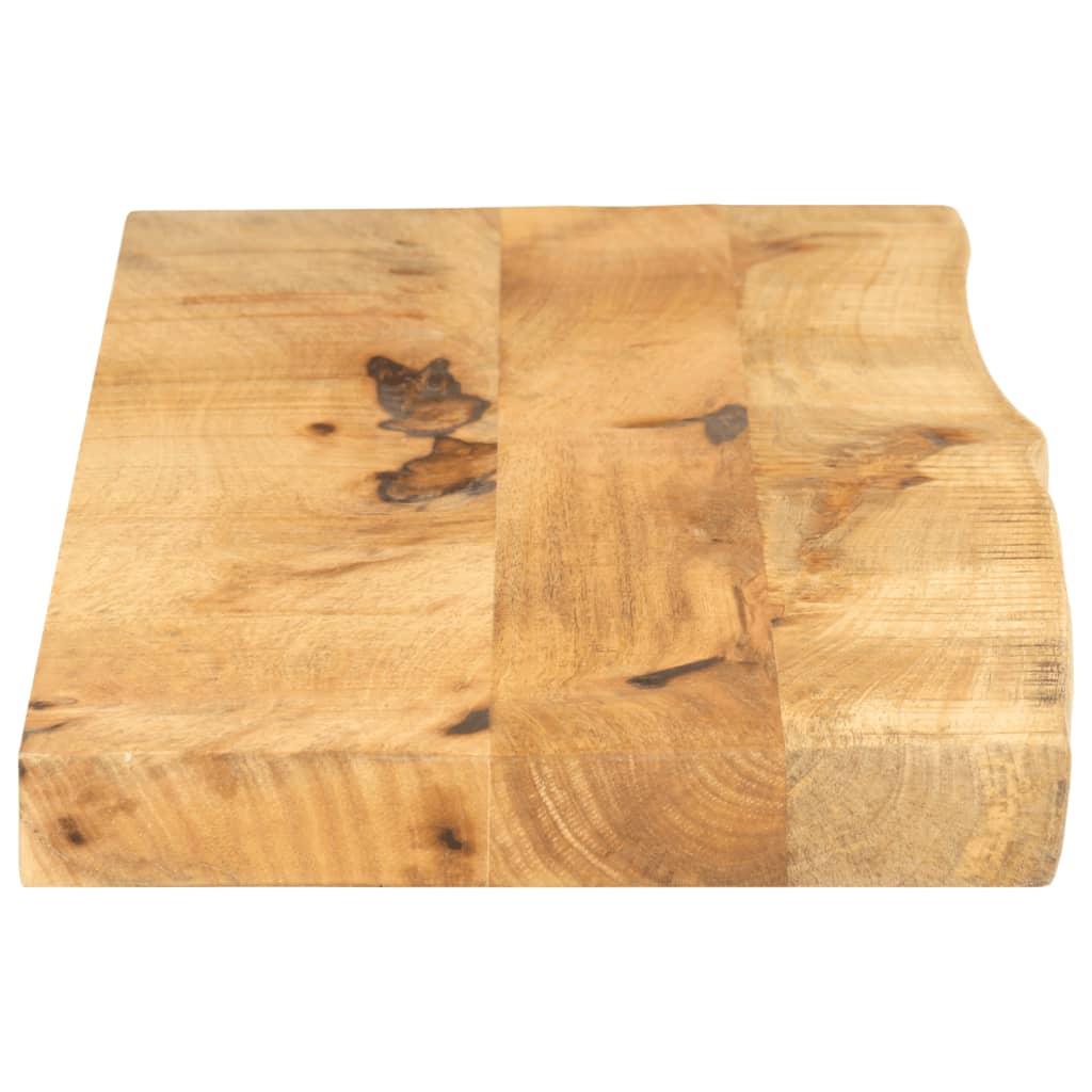 Tafelblad met natuurlijke rand 100x20x2,5 cm massief mangohout