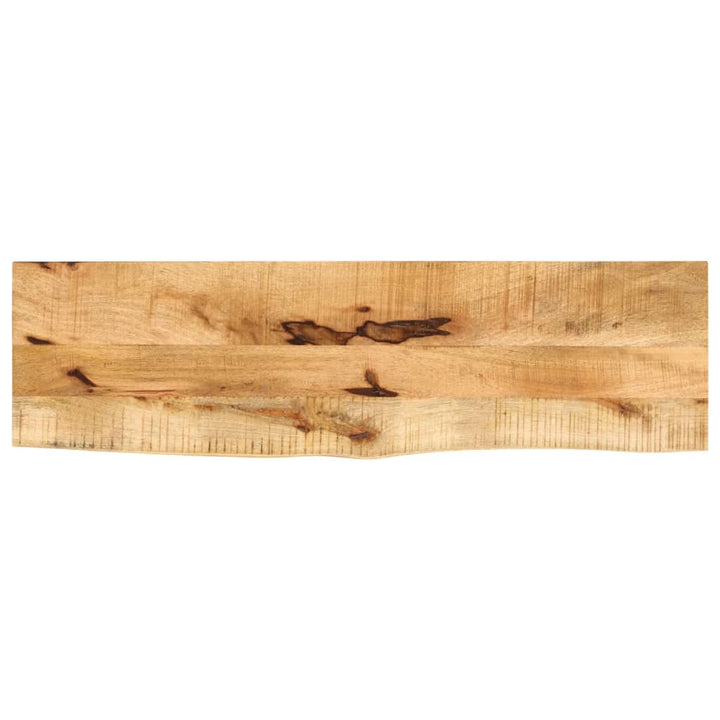 Tafelblad met natuurlijke rand 120x40x2,5 cm massief mangohout