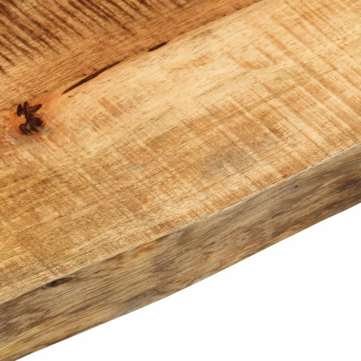 Tafelblad met natuurlijke rand 180x40x2,5 cm massief mangohout