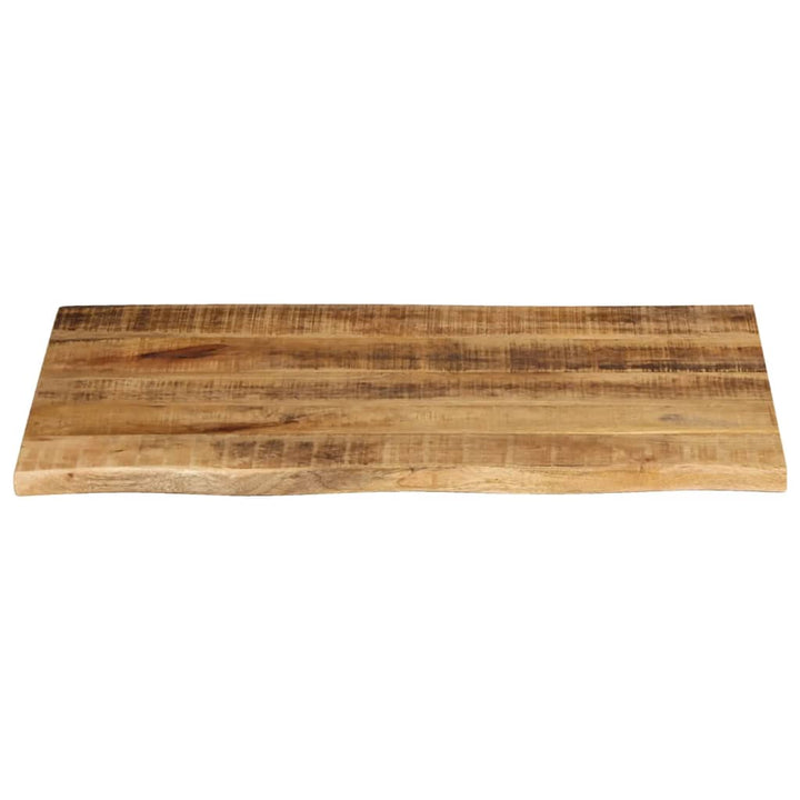 Tafelblad met natuurlijke rand 80x60x2,5 cm massief mangohout