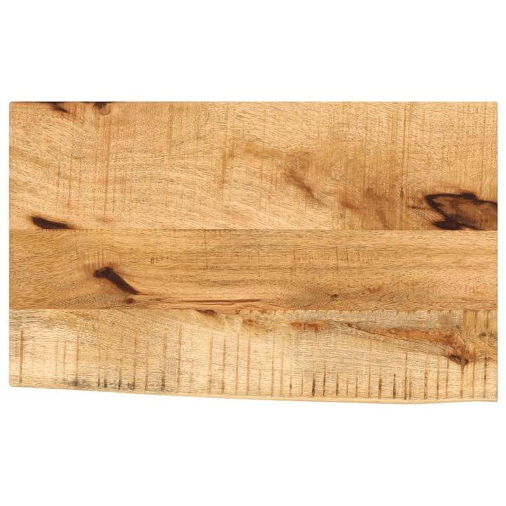 Tafelblad met natuurlijke rand 50x20x3,8 cm massief mangohout