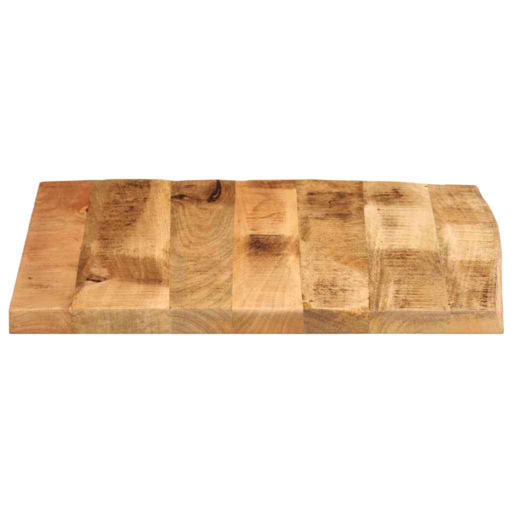 Tafelblad met natuurlijke rand 60x60x3,8 cm massief mangohout