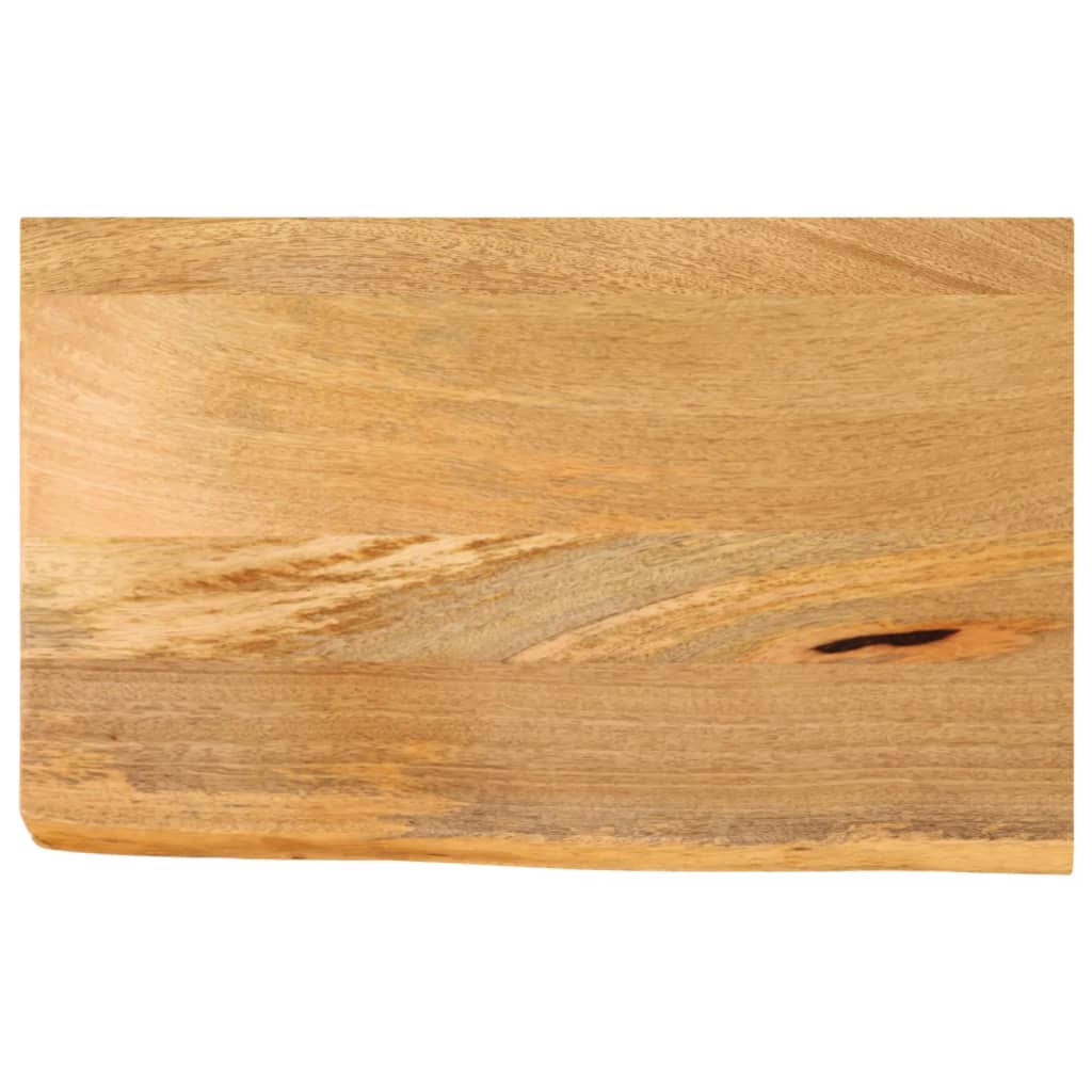 Tafelblad met natuurlijke rand 40x20x2,5 cm massief mangohout