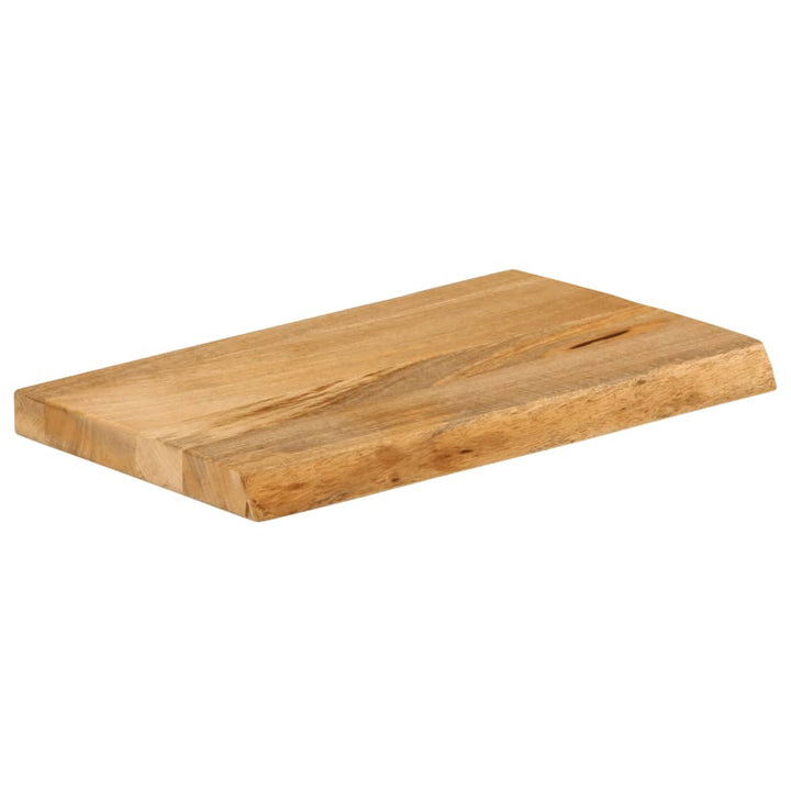 Tafelblad met natuurlijke rand 40x20x2,5 cm massief mangohout