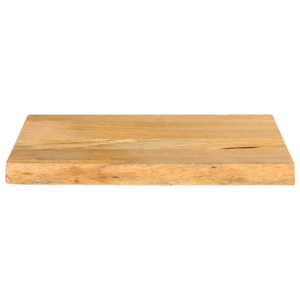 Tafelblad met natuurlijke rand 40x20x2,5 cm massief mangohout