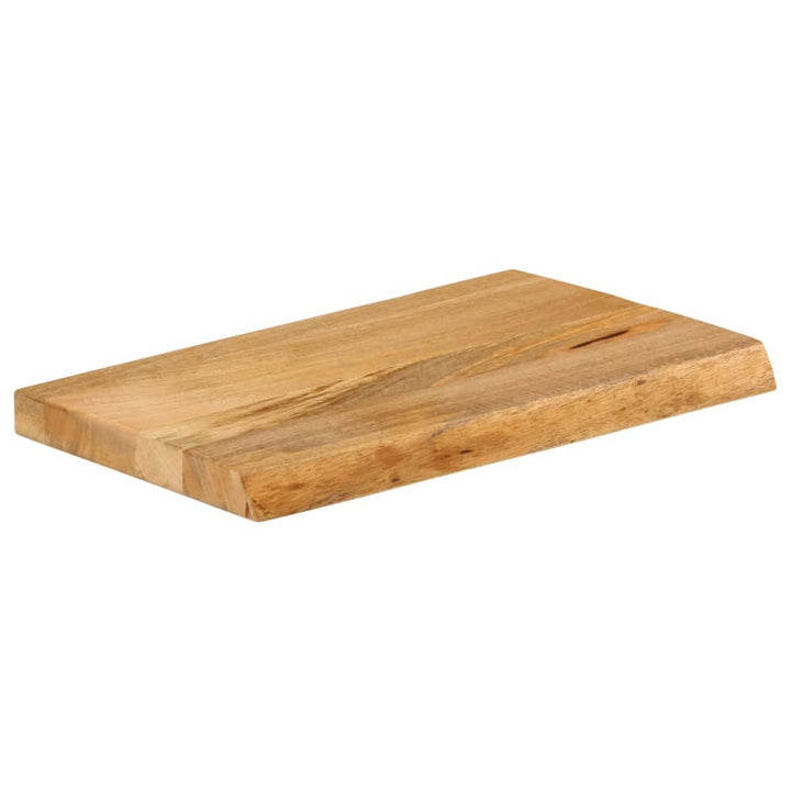 Tafelblad met natuurlijke rand 50x20x2,5 cm massief mangohout