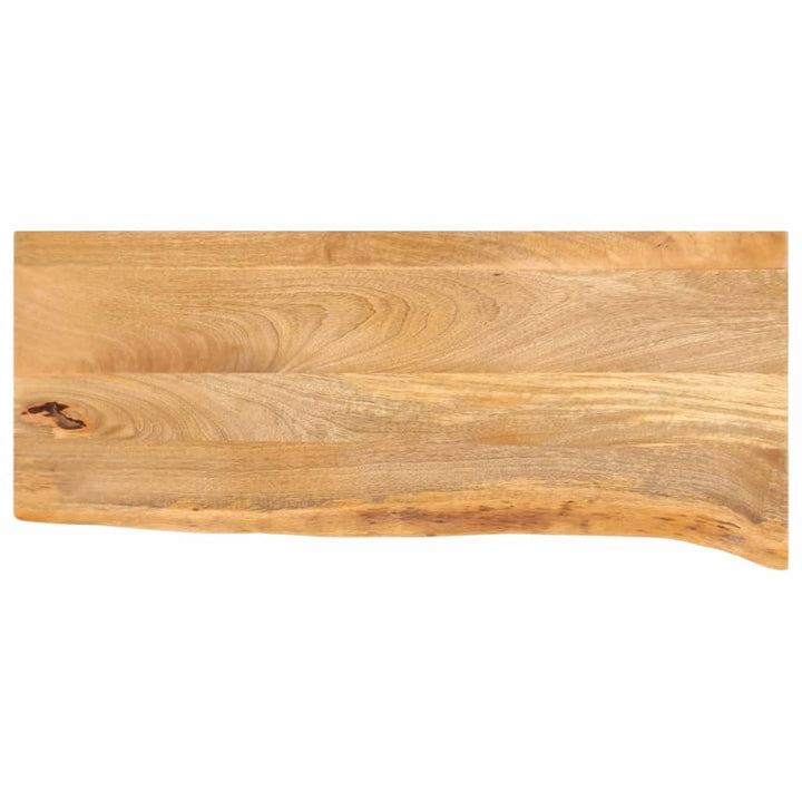 Tafelblad met natuurlijke rand 70x20x2,5 cm massief mangohout