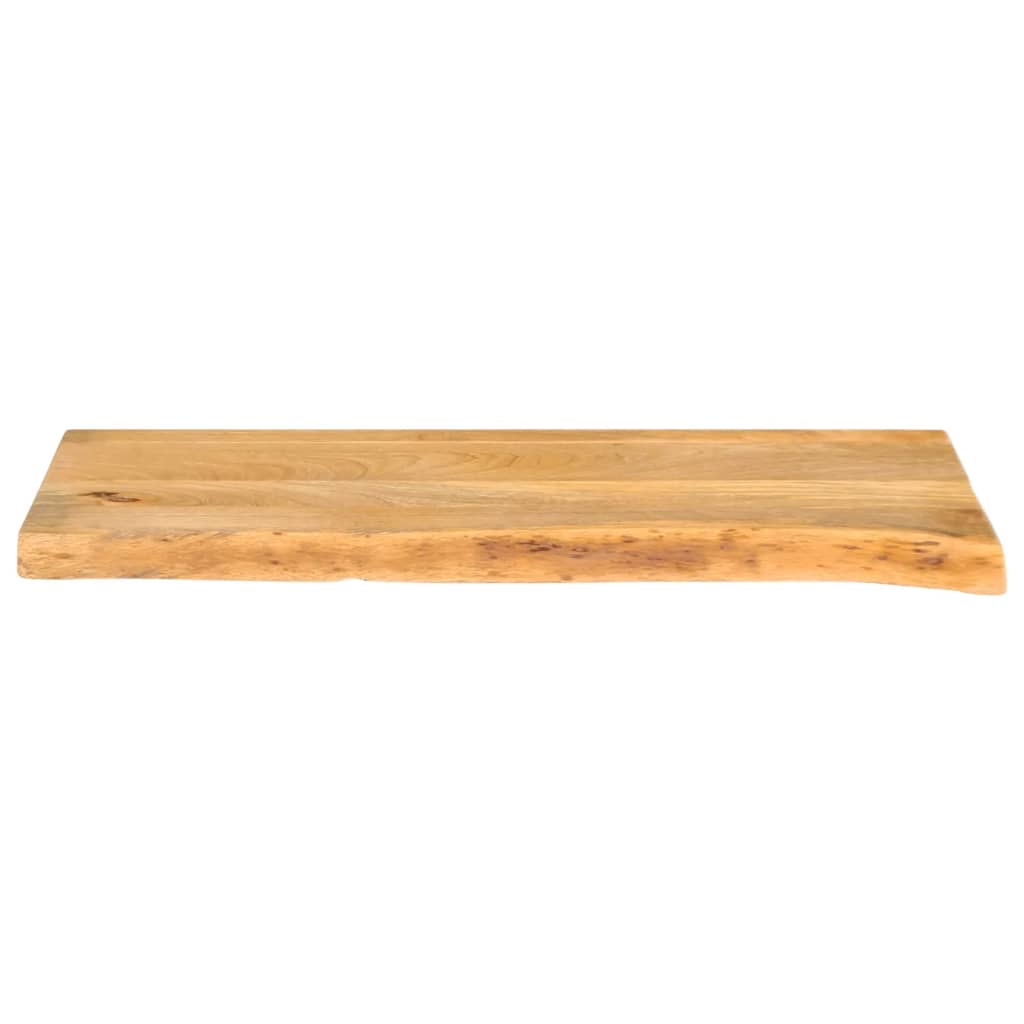 Tafelblad met natuurlijke rand 70x20x2,5 cm massief mangohout