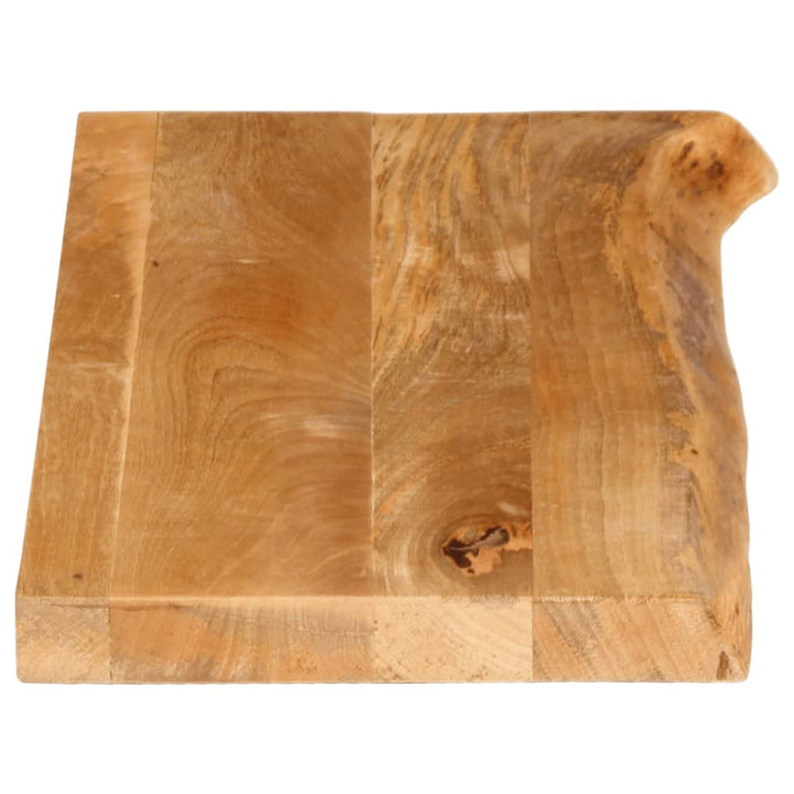 Tafelblad met natuurlijke rand 70x20x2,5 cm massief mangohout