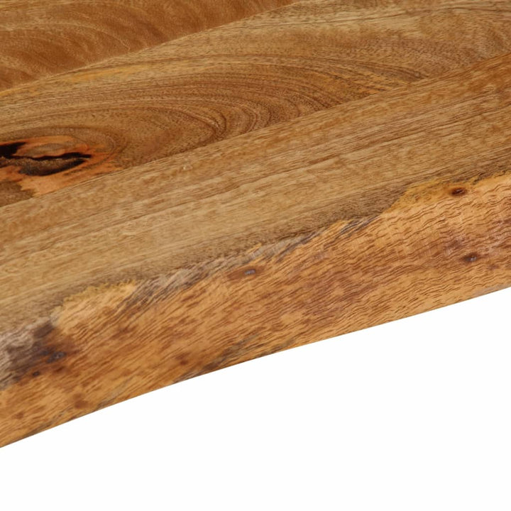 Tafelblad met natuurlijke rand 70x20x2,5 cm massief mangohout