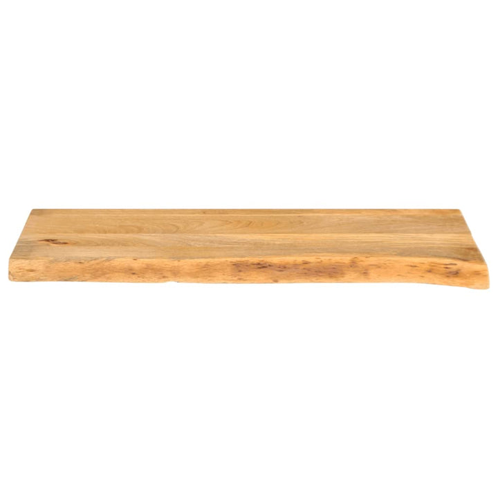 Tafelblad met natuurlijke rand 90x20x2,5 cm massief mangohout