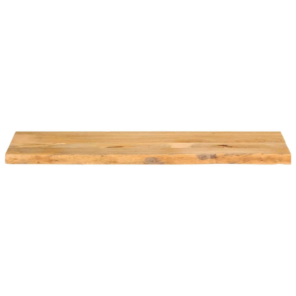 Tafelblad met natuurlijke rand 140x20x2,5 cm massief mangohout