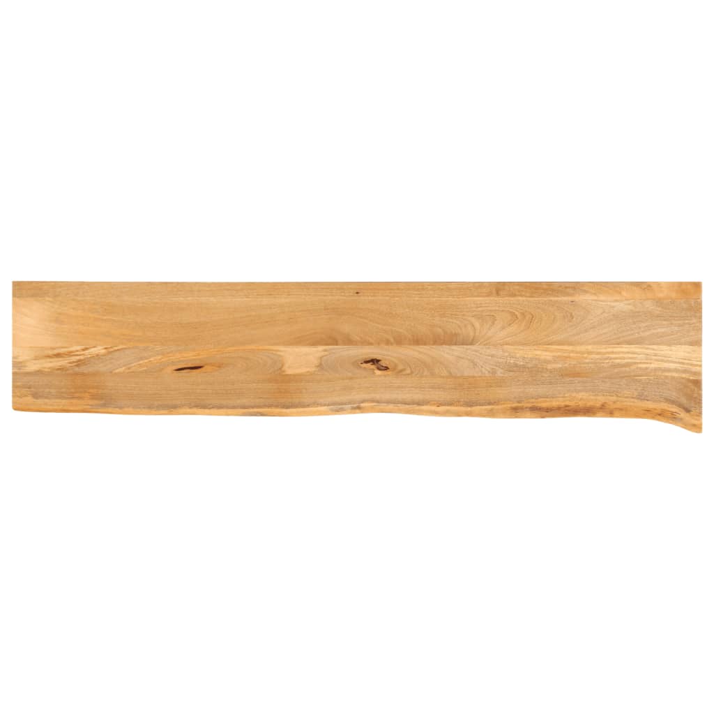 Tafelblad met natuurlijke rand 160x20x2,5 cm massief mangohout