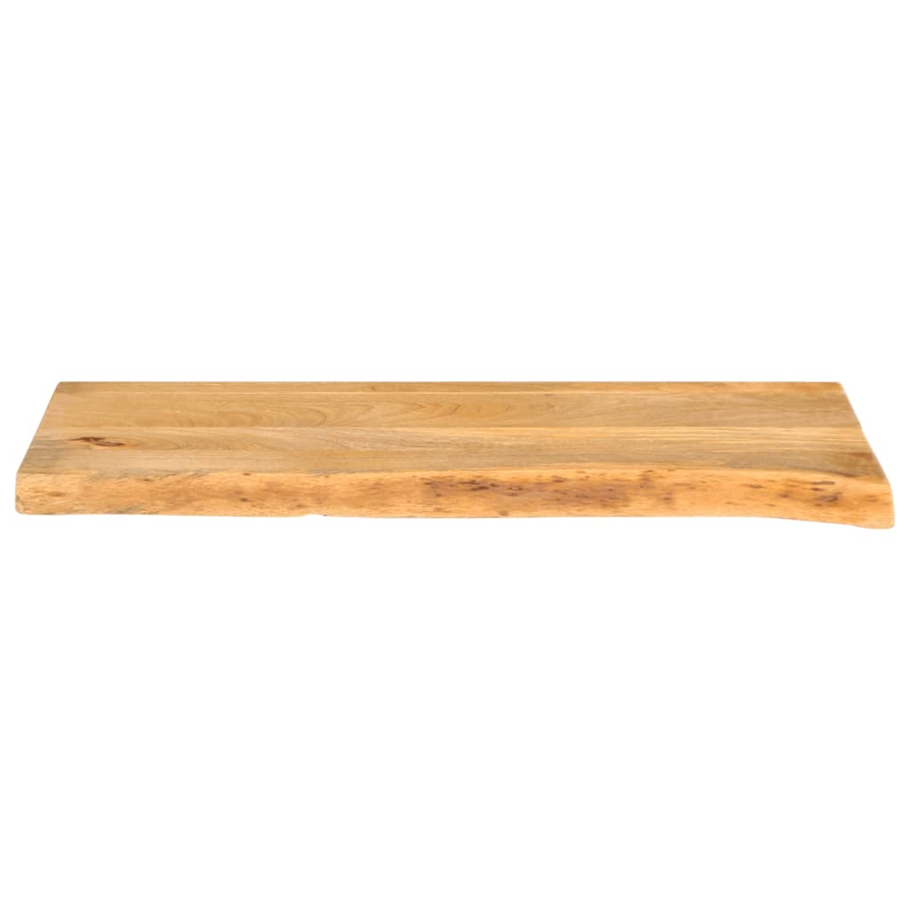 Tafelblad met natuurlijke rand 70x30x2,5 cm massief mangohout