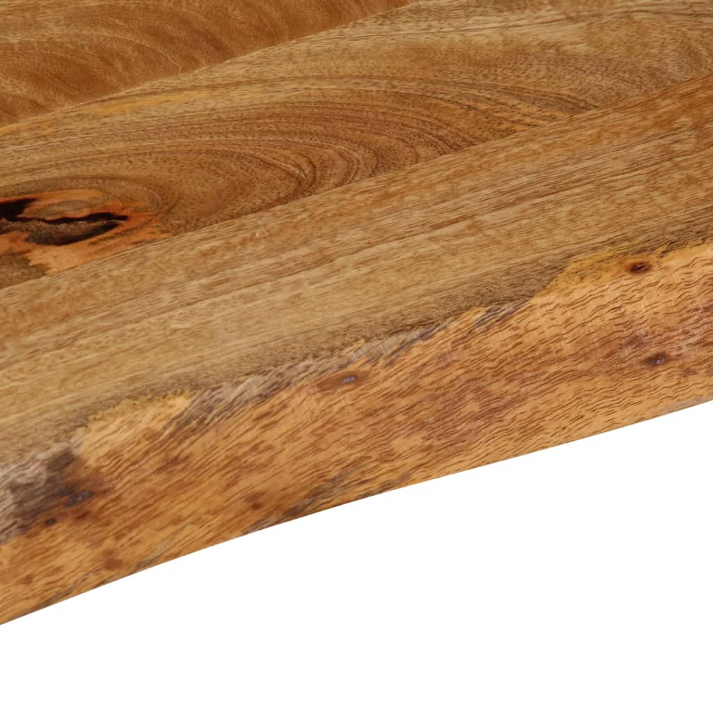 Tafelblad met natuurlijke rand 80x30x2,5 cm massief mangohout