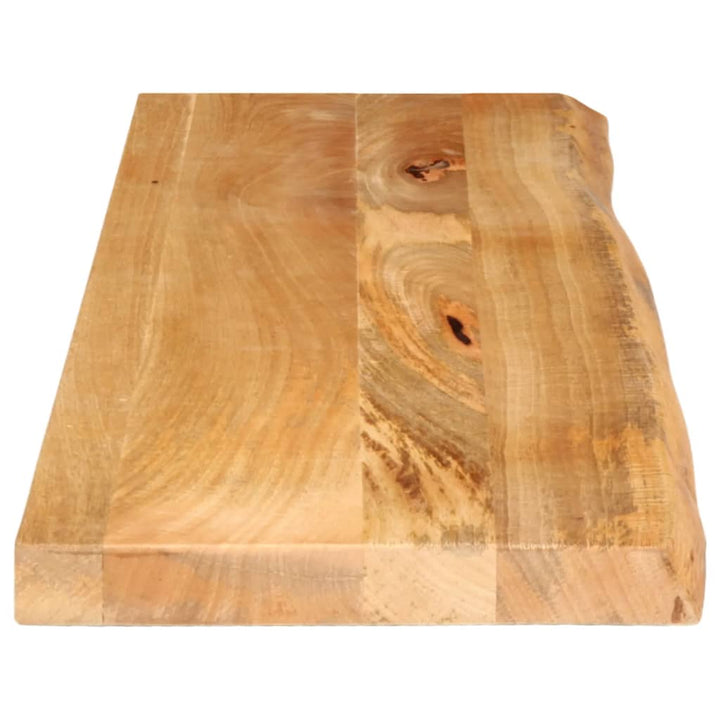 Tafelblad met natuurlijke rand 100x30x2,5 cm massief mangohout