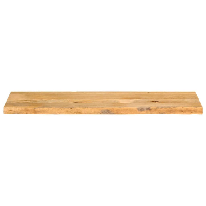 Tafelblad met natuurlijke rand 120x30x2,5 cm massief mangohout