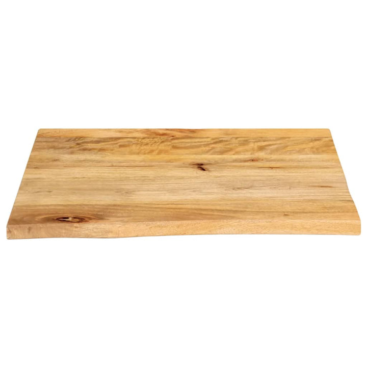 Tafelblad met natuurlijke rand 40x40x2,5 cm massief mangohout