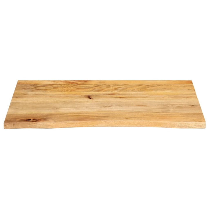 Tafelblad met natuurlijke rand 80x60x2,5 cm massief mangohout