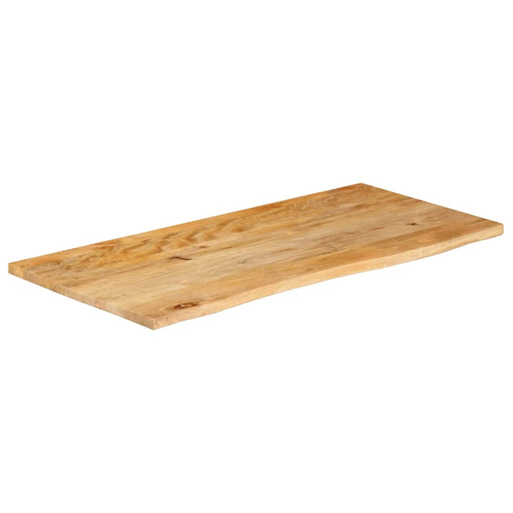 Tafelblad met natuurlijke rand 110x60x2,5 cm massief mangohout