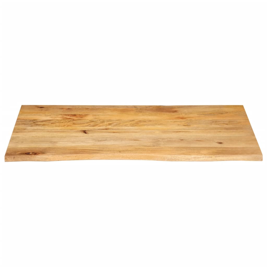 Tafelblad met natuurlijke rand 110x60x2,5 cm massief mangohout