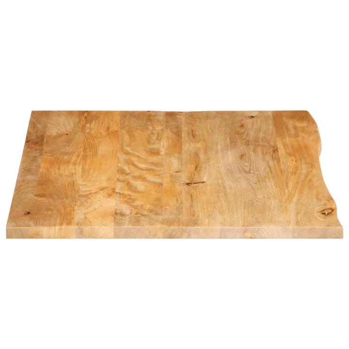 Tafelblad met natuurlijke rand 110x80x2,5 cm massief mangohout