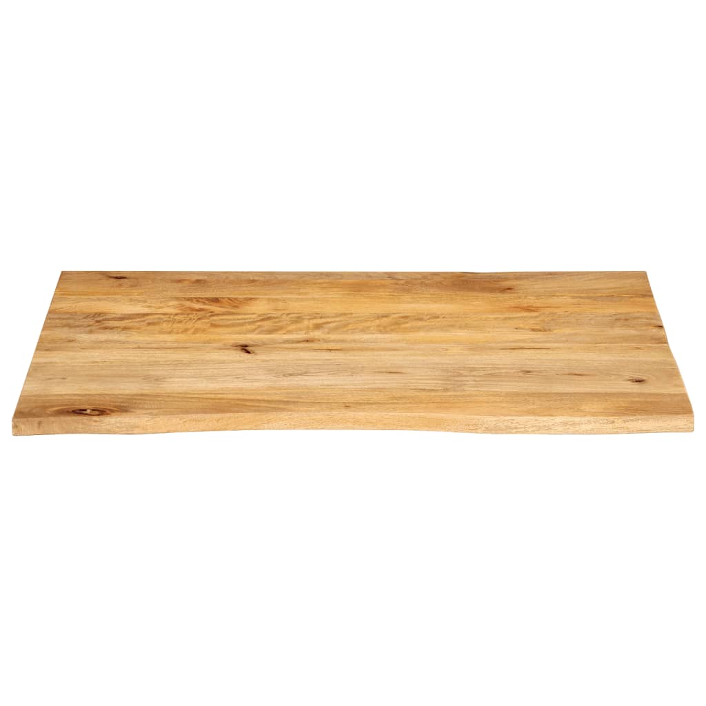 Tafelblad met natuurlijke rand 100x80x3,8 cm massief mangohout