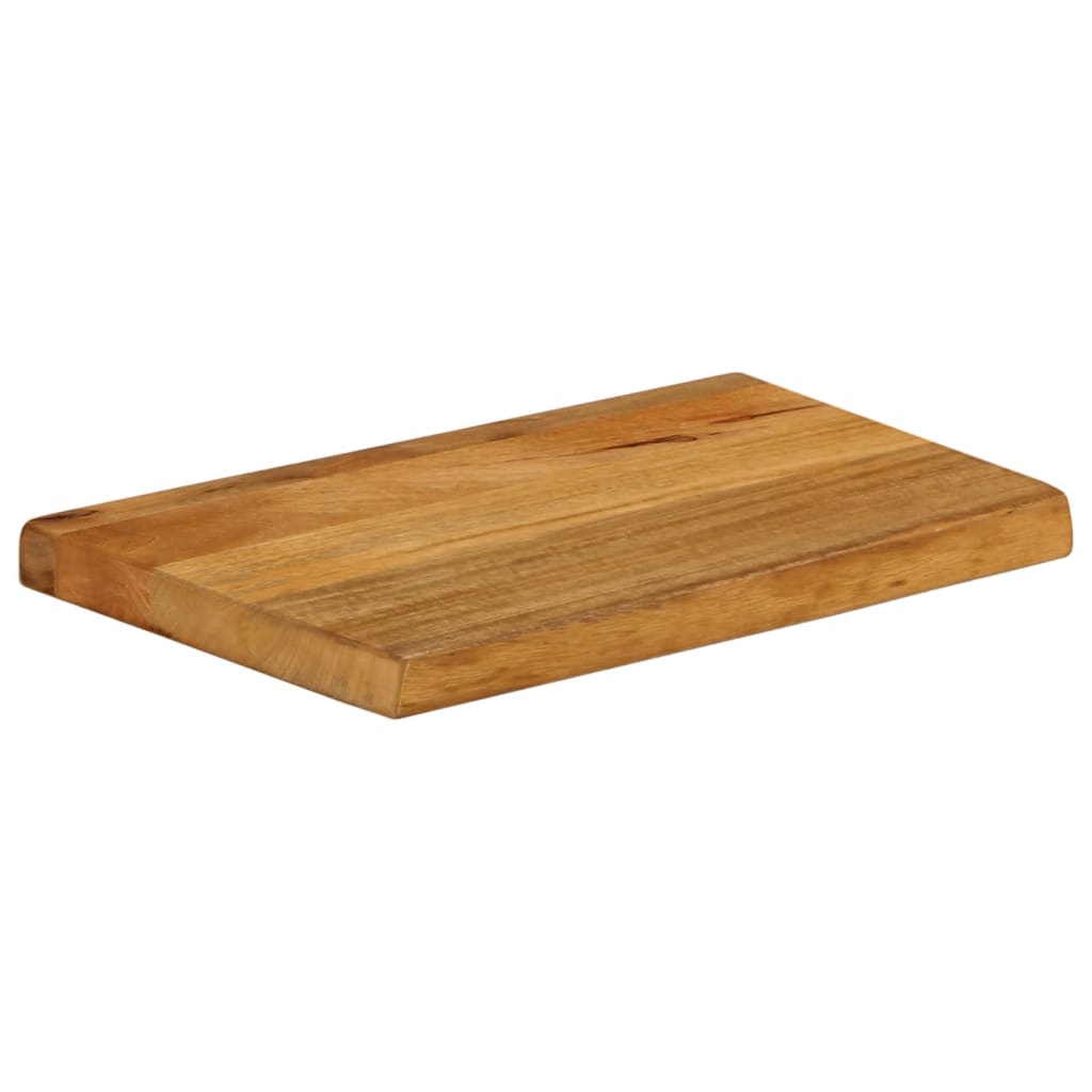 Tafelblad met natuurlijke rand 50x20x2,5 cm massief mangohout