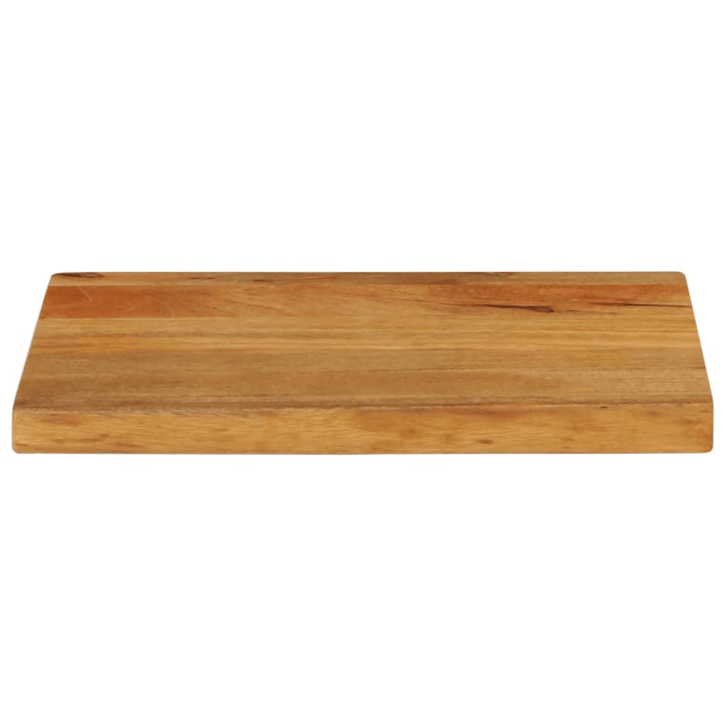 Tafelblad met natuurlijke rand 50x20x2,5 cm massief mangohout